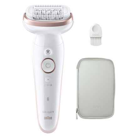 Эпилятор Braun S9 SES 9-241 Silver SmartTouch тип 5380 с бритвенной насадкой, триммером, косметичкой