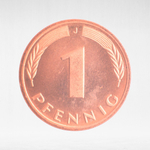 Germany, 1 Pfennig, 1997, (Hamburg Mint - "J"), XF