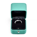 Кольцо из белого золота, Tiffany💠 Lock ring