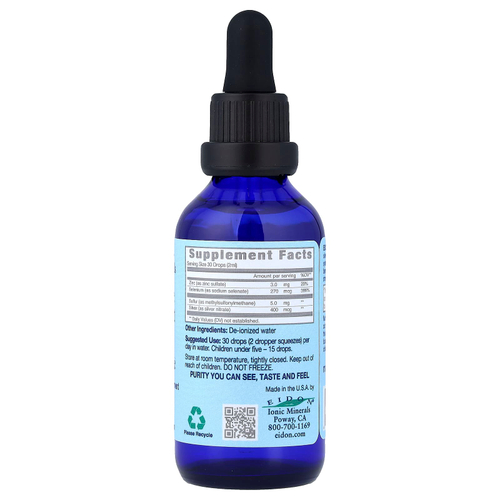 Eidon Ionic Minerals, жидкий концентрат для поддержки иммунитета, 60 мл (2 унции)