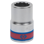 Головка торцевая стандартная двенадцатигранная 3/4&quot;, дюймовая 13/16&quot; KING TONY 633026S