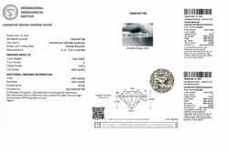 Лабораторно-выращенный бриллиант Кр-57 5.15-5.19 мм D/VVS2 0.54 ct