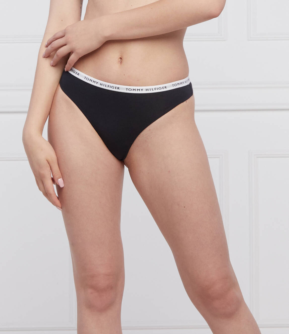 стринги 3 пары Tommy Hilfiger - темно-синий(UW0UW02829)