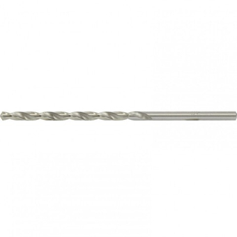 Сверло по металлу, 6 х 139 мм, полированное, удл, HSS, 10 шт, цилиндрический хвостовик Matrix