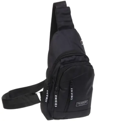 Сумка - мессенджер «Element - hit», цвет черный, два отделения, 30*17*5см