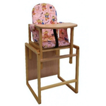 Стол-стул для кормления "Алекс" розовый (Сенс-М)