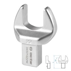 KING TONY (34501222M) Насадка рожковая серии "FIT", 22 мм, 14х18 мм