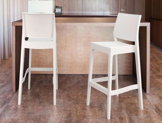 Барный стул Maya белый