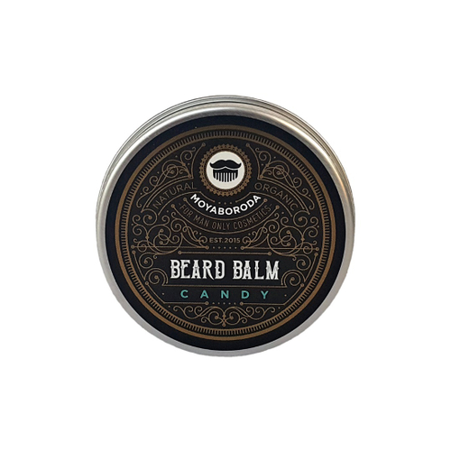 Бальзам для бороды и усов MOYABORODA "CANDY" (органик, мята и ромашка). (50гр.)
