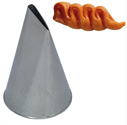 Насадка "Завиток" 18мм h37мм, нерж.сталь (MARTELLATO, КОРЕЯ, РЕСПУБЛИКА)