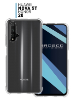 Чехол ROSCO для Honor 20;Huawei nova 5T оптом (арт. HW-H20-HARD-TPU-TRANSPARENT)
