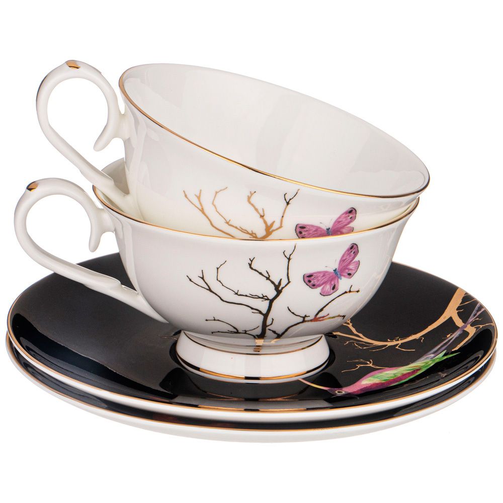 ЧАЙНЫЙ НАБОР LEFARD "РАЙСКИЕ ПТИЦЫ" НА 6 ПЕР. 12 ПР. 200 МЛ (КОР=6НАБ.)