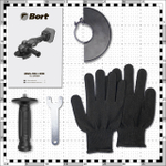 Машина шлифовальная угловая аккумуляторная Bort BWS-18Li-XDK (без АКБ и ЗУ)