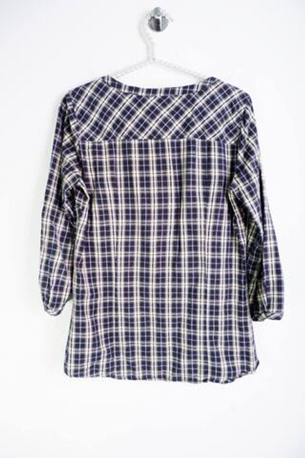 Блузка Noom в клетку, маркировка 34, визуально на 40 размер