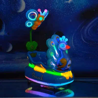 Аттракцион качалка с мультиками «Павлин»