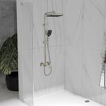 Душевая стойка Vincea Dice VSFS-4C12BN с изливом, брашированный никель