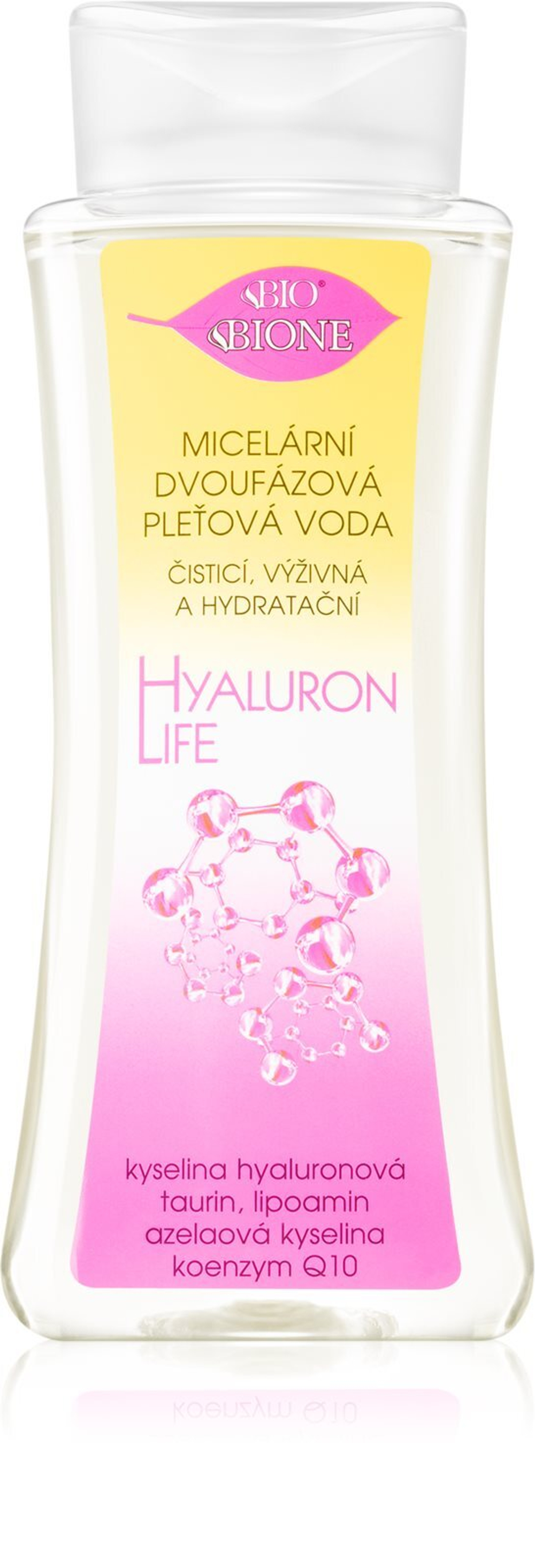 Bione Cosmetics Hyaluron Life - двухфазный мицеллярный флюид с увлажняющим эффектом /   255  ml  / GTIN 8595061610555
