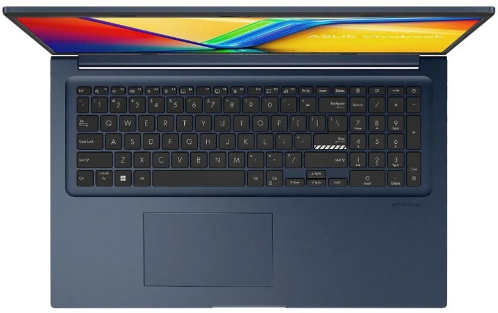 Ноутбук  ASUS X1704VA-AU444 17.3 ", Core i5, 16 Гб RAM, 512 Гб SSD, Iris Xe Graphics, Синий