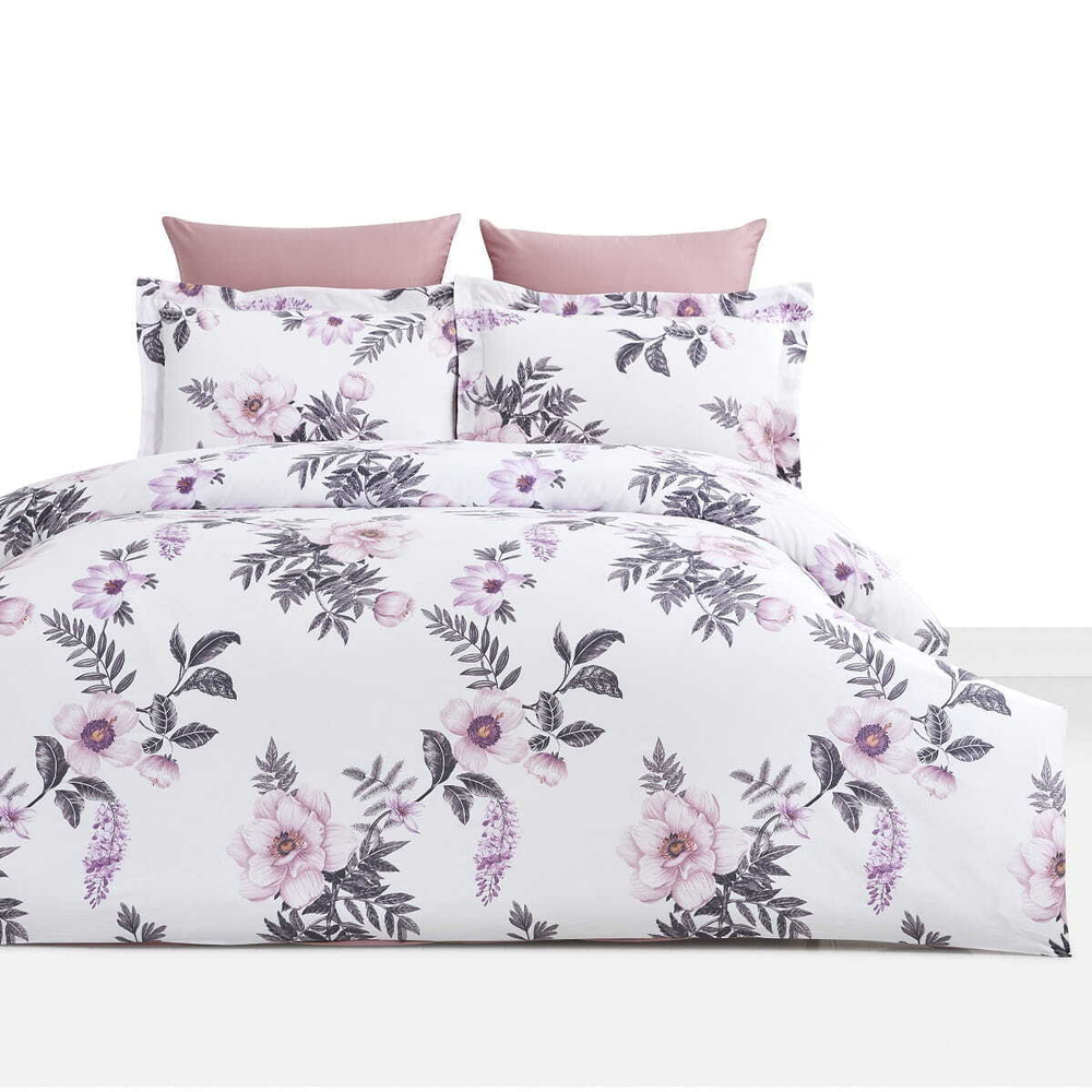 Постельное белье 2 спальное евро Arya home Alamode Ames