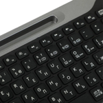 Клавиатура A4Tech Fstyler FBK25, USB, беспроводная, BT/Radio, slim Multimedia, черный-серый