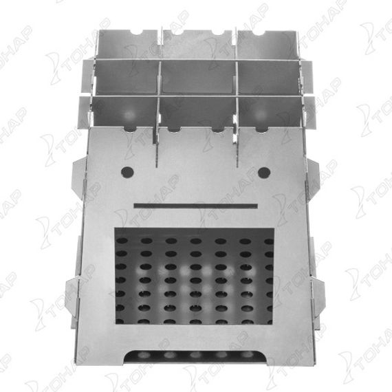 Печь-щепочница складная ПМ-02С в чехле, 216х217х221мм, сталь 1,5мм (T-HS-PM-02S) Helios