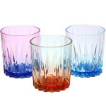 Стакан пластиковый 200мл «Диско», микс цветов