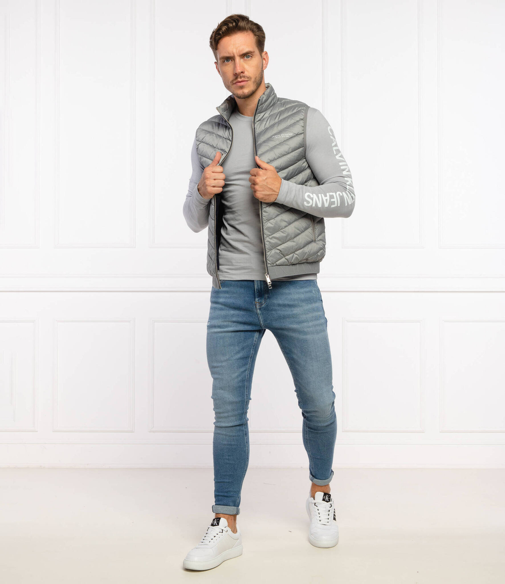 пуховая безрукавка Armani Exchange - серый(8NZQ52 ZNW3Z)