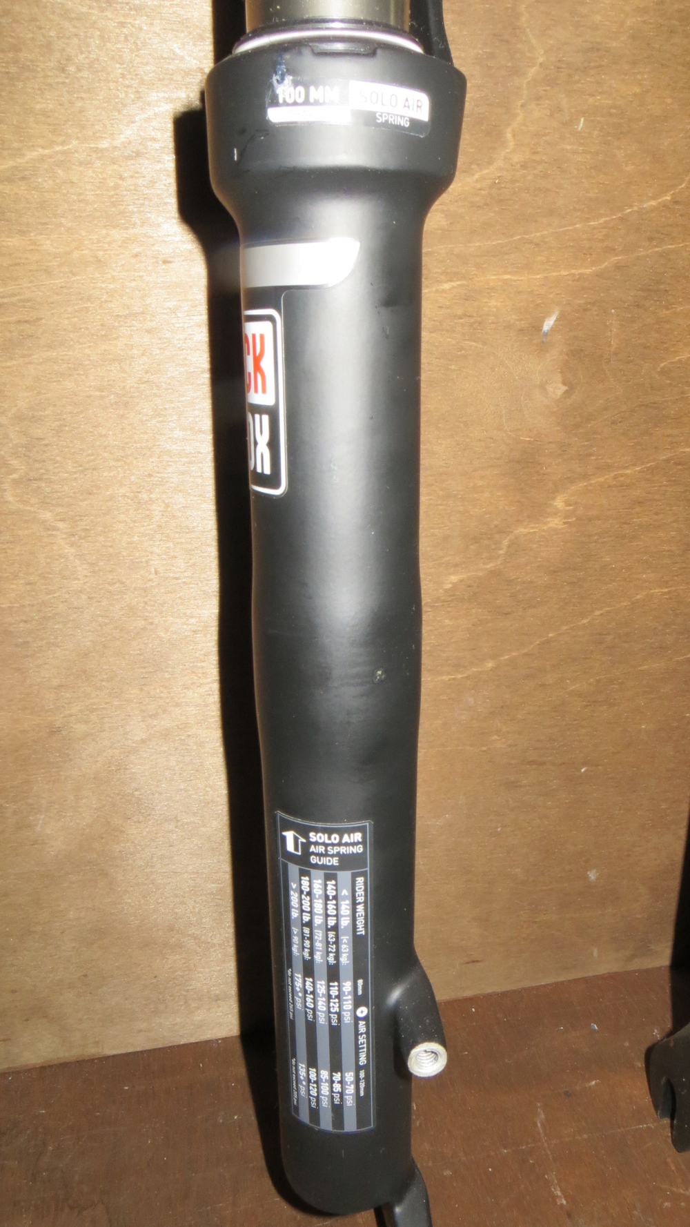 Вилка велосипедная Rock Shox Recon Silver tk solo air 100 qr