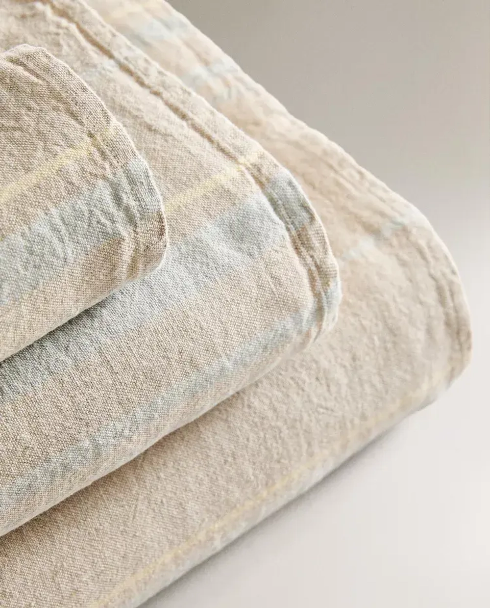 ZARA HOME ПОЛОТЕНЦЕ ИЗО ЛЬНА В ПОЛОСКУ, РАЗНОЦВЕТНЫЙ