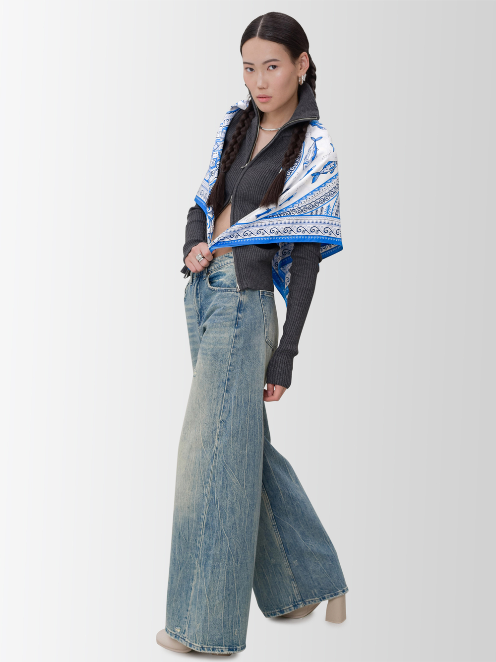 Платок «Белое море. Мезень»