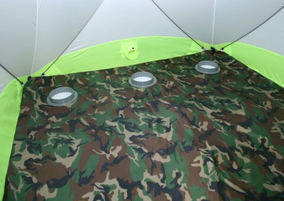 Пол утепленный ЛОТОС Куб 210х210 ПУ4000 с отверстиями под лунки