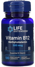 Life extension B12 methylcobalamin 500 mcg 100 veglozeng.