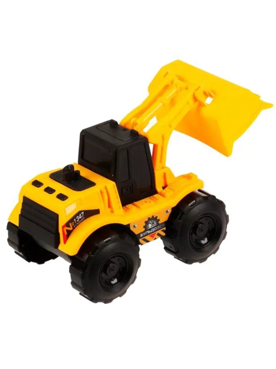 Игрушечный транспорт Бульдозер детский звук свет 16,5 см