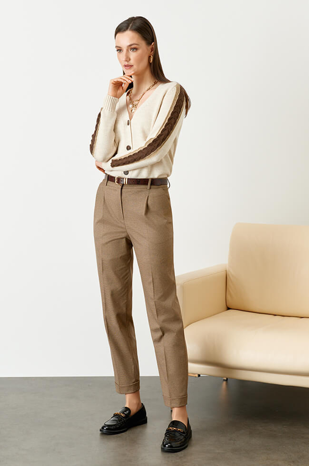 1815 Жакет женский (бежевый)