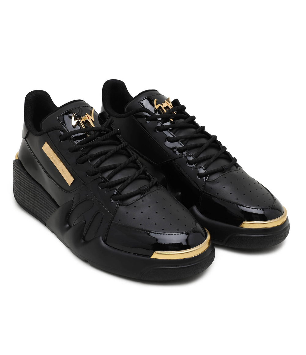 Кожаные кроссовки talon Giuseppe Zanotti - черный(RM40002)