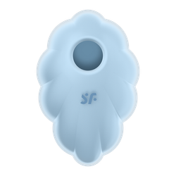 Вакуумный стимулятор клитора Satisfyer Cloud Dancer, голубой