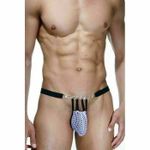 Мужские трусы стринги сиреневые La Blinque LB15354