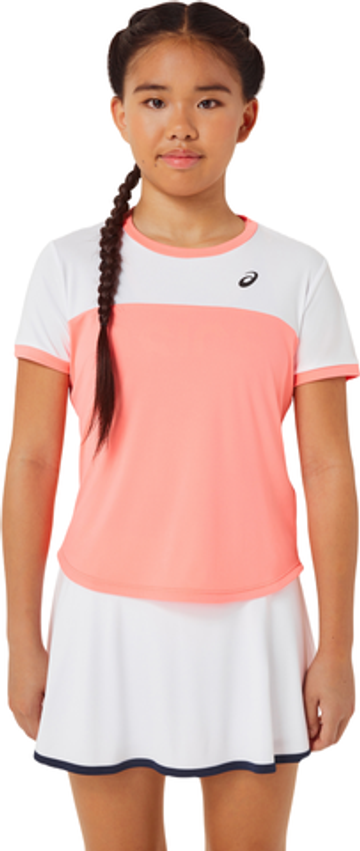 Футболка для девочки теннисная Asics Tennis Short Sleeve Top - Розовый