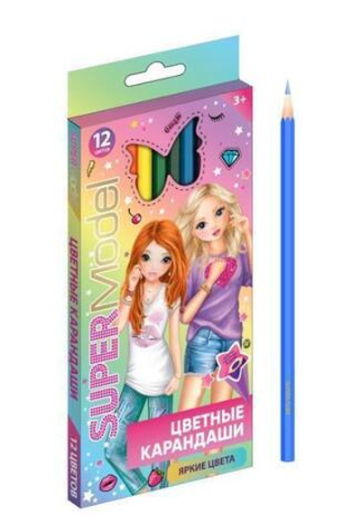 Карандаши 12цв. шестигран. (TIK TOK GIRL)