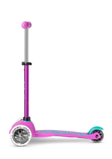 Самокат Mini Micro Deluxe Лаванда LED