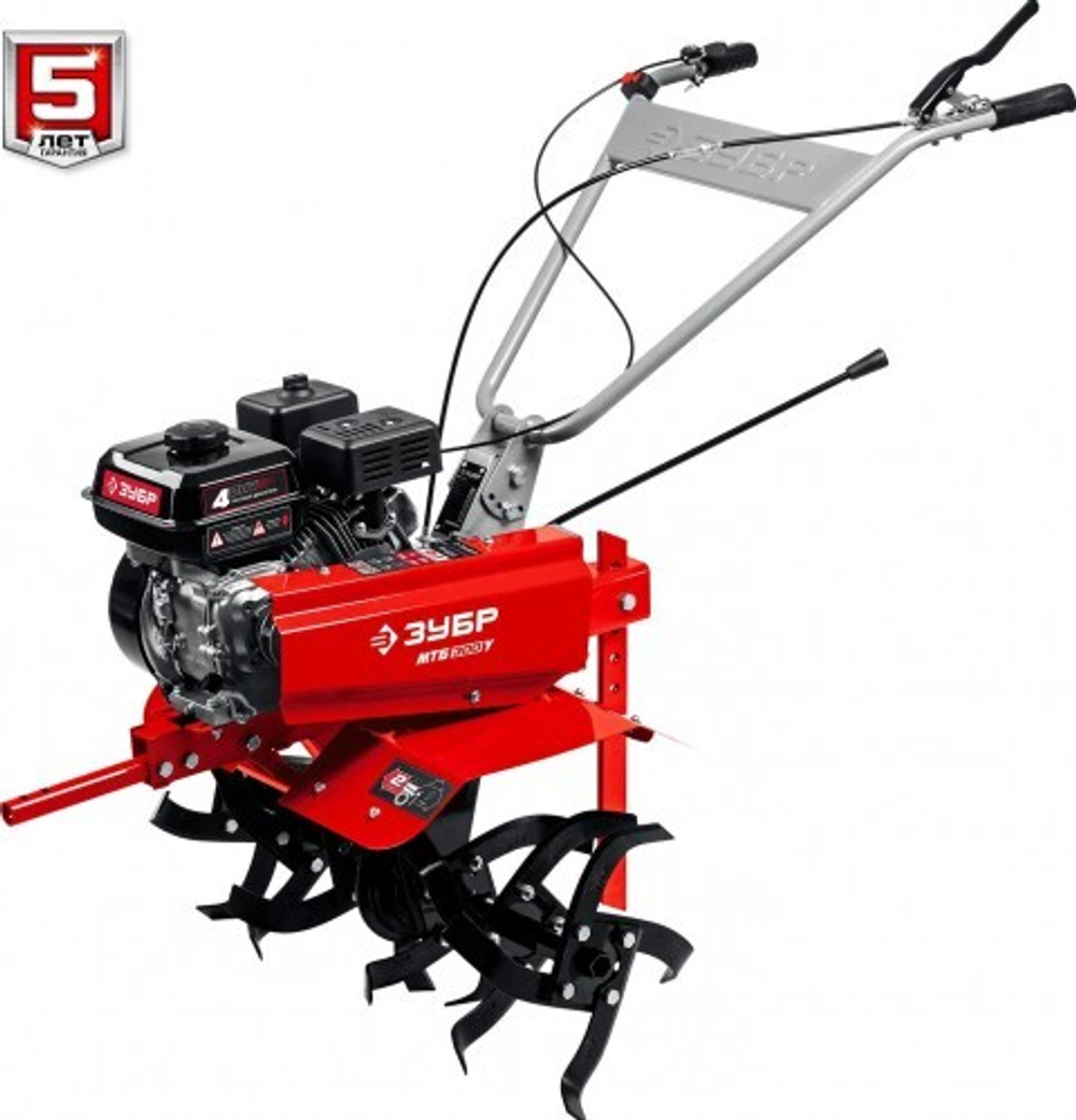 Мотоблок ЗУБР МТБ-300 У 7 л.с. бензиновый, увеличенные колеса