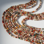 Алашаньский агат натуральный, бусины в форме шара 3,1мм