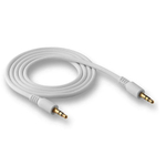 Кабель AUX WALKER WCA-082, 3.5мм, в пакете, белый