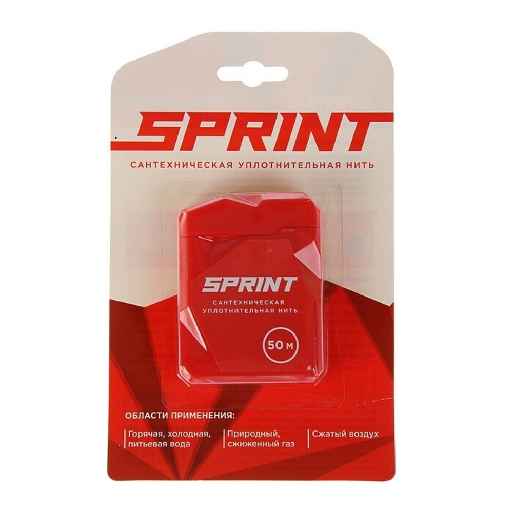 Нить уплотнительная для резьбовых соединений Sprint 50 м