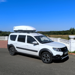 Автобокс Way-box Gulliver 520 белый . Размер 204*85*45 см.