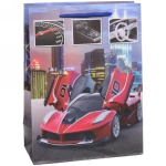 Пакет подарочный «Гонка» 18*24*8,5 см