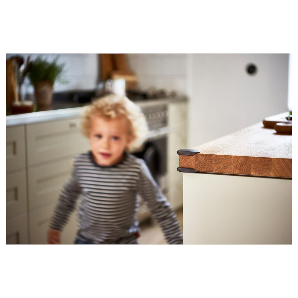 Набор угловых бамперов IKEA UNDVIKA (УНДВИКА), Черный, 8 шт