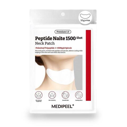 Medi-Peel Peptide Naite 1500 Shot Neck Patch омолаживающая патч-маска для шеи