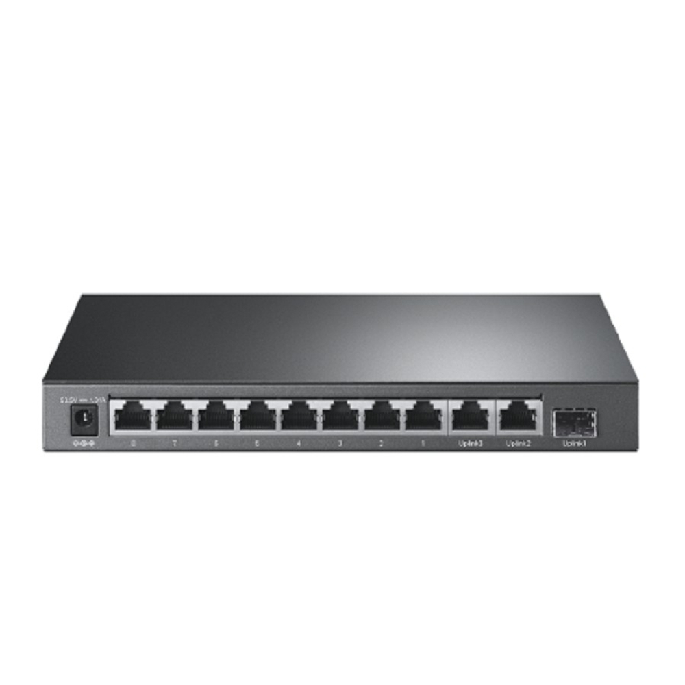Коммутатор TP-Link TL-SL1311P Настольный коммутатор с 8 портами 10 / 100 Мбит / с, 2 гигабитными портами и портом SFP