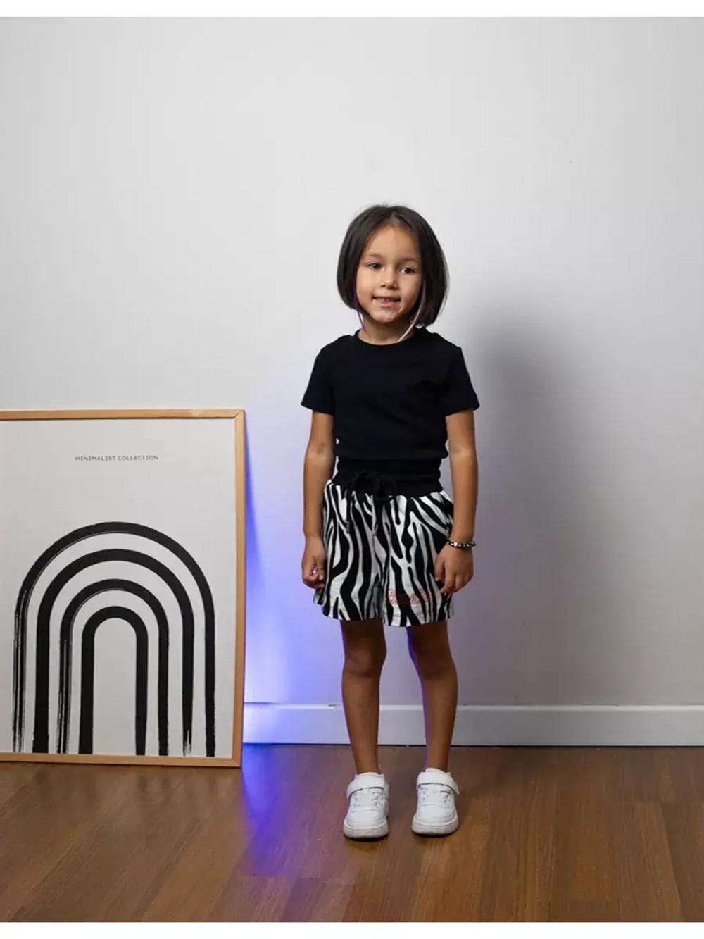 Костюм для девочки, футболка и шорты